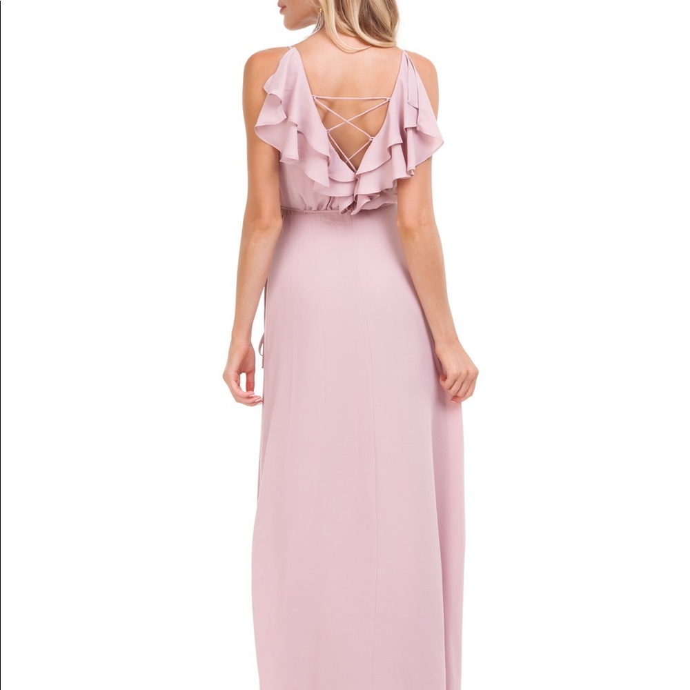 Jamie Ruffle Wrap Dress - Picture 2 of 5